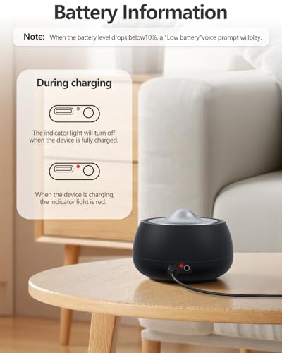 NDLT Portable Electronic Tibetan Singing Bowl, 8 Healing Frequencies (369-963Hz), Auto & Manual Modes, Vibration Therapy with Timer, USB-C Rechargeable Meditation Device for Yoga, Relaxation and Reiki - color: Black HZ