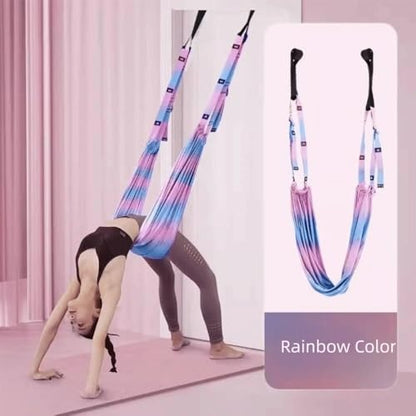 Aerial Yoga Hammock Swing Anti-Gravity Gym Training Device Adjustable Women Aerial Yoga Strap Aerial Yoga Stretching Strap Wall Practice