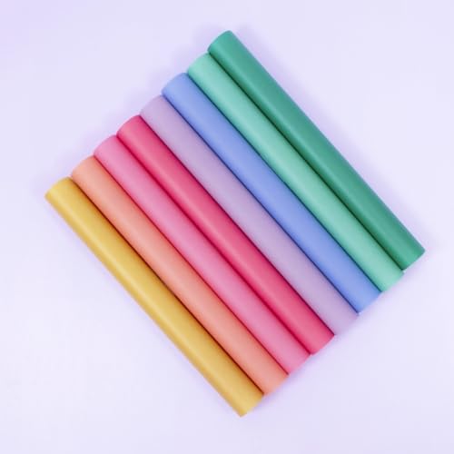 Craftelier - Set of 16 Vellum Pastel Papers - 8 Colors | Acid and Lignin Free | Ideal for Stamping, Die Cutting, Printing or Embossing | Size 30 x 30 cm - Weight 120 g/m²