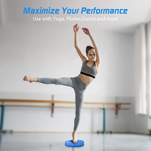 Foam Balance Pad,5BILLION Stability Pad for Physical Therapy,Non-Slip Exercise Balance Pad for Balance workouts,Yoga Knee Pad for Gym Fitness Stretching Pilate - size: Blue-Oval