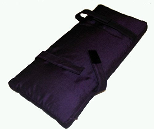 Meditation Bench & Cushion Set - Folding Seiza - Elephant Trek Saffron - color: Elephant Trek Saffron