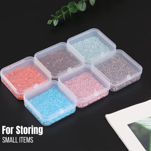 Mr. Pen- Bead Organizer Box, 12 pcs, Clear (Pack of 3) - color: Clear White, size: 12 Pcs(2.15"x2.15"x0.7") (Pack of 3)