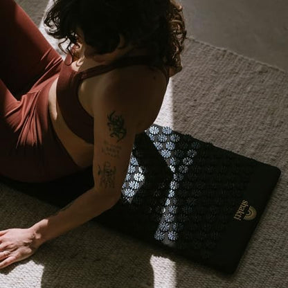 ShaktiMat Acupressure Mat for Tension Release, Premium Level 2 Black - color: Premium-black, size: Level 2