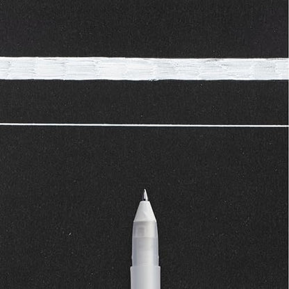 GEL GELLY ROLL PEN - SLIM 0.5MM - WHITE - PROFESSIONAL USE