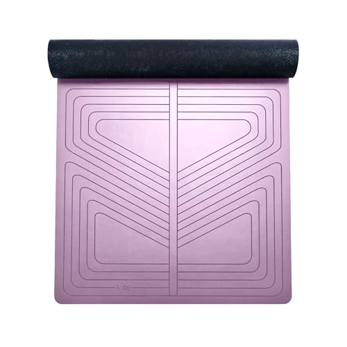 agoy PRO+ WARRIOR - Premium Non-Slip Yoga Mat – Eco-Conscious Design - PU Mat With Wet/Dry Grip+ - Focus Alignment - Lazer-Etched Technology - A Portable Standard Size Mat for All Styles of Yoga - color: TARO