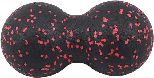 Black Peanut Massage Ball Double Lacrosse Massage Ball for Physical Therapy, Massage Tools and Equipment, Muscle Relax, Acupoint Massage