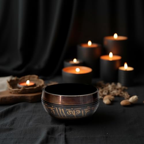 singing bowl (Black 3.15 inch set) - color: Black 3.15 inch set