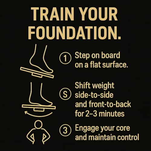 ANKR Ankle Balance Board | Stability Trainer for Ankle Strength, Mobility & Sprain Recovery | Non-Slip Wobble Board for Plantar Fasciitis Relief, Physical Therapy & Injury Prevention