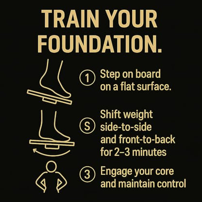 ANKR Ankle Balance Board | Stability Trainer for Ankle Strength, Mobility & Sprain Recovery | Non-Slip Wobble Board for Plantar Fasciitis Relief, Physical Therapy & Injury Prevention