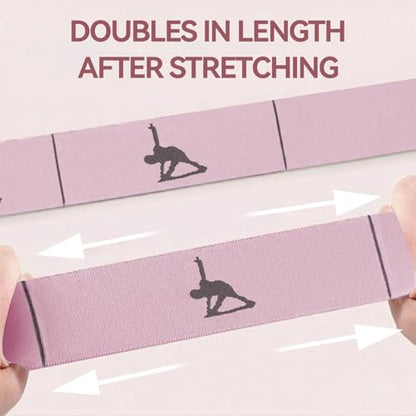 10 Loops Resistance Bands for Working Out, PT, Stretch Out Strap - color: Pink