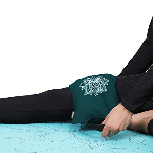 Yoga Sand Bag Cotton Unfilled for Yoga Weights and Resistance Training - color: Green
