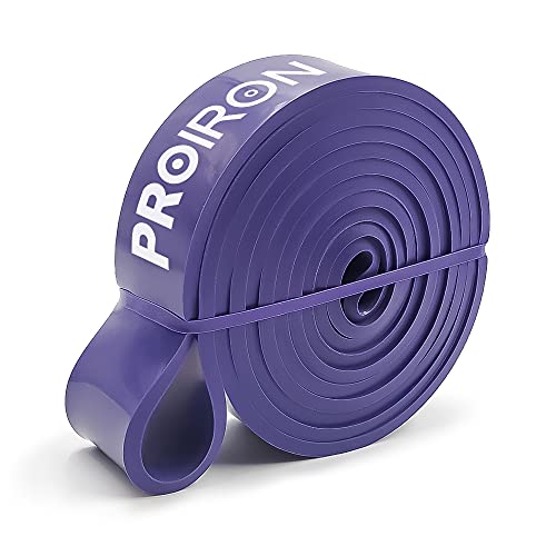 PROIRON Resistance Bands Pull Up Bands Comfortable Exercise Bands Anti-Slip Workout Bands for Pull up Dip Squat Gym Workout Physical Therapy Stretch Bands for Men & Women,Length 81.89in - color: #3 Purple 35-85LBS, size: Standard