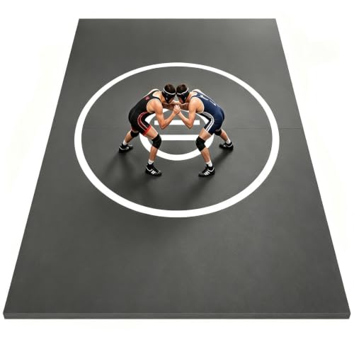 Wrestling Mat Large 10ft for Home Workout Exercise - color: Gray, size: 10ft*6.6ft/3*2m