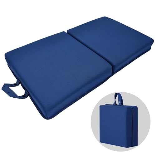 Garden Kneeling Pad,Bath Kneeler Pad,Memory Foam Knee Cushions for Gardening, Extra Thick Knee Pad, Water Resistant Prayer Pillow for Work, Yoga, Physical Therapy (Blue) - color: Blue
