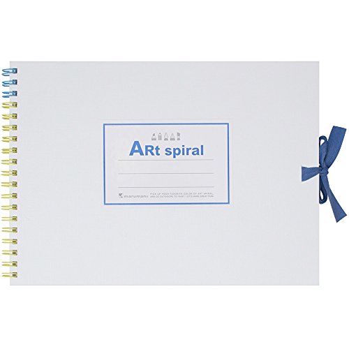 Maruman S311-06 F1 Art Spiral Sketchbook, Thick Drawing Paper, White, 24 Sheets - color: white, size: F1 (5.83" x 8.27")
