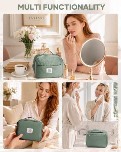 Gym Bag Womens Mens with Shoes Compartment Travel Duffel Bag for Women for Plane Sport Gym Tote Bags Swimming Yoga Weekend Overnight Carry on Bag Hospital Holdalls 4Pcs Set Dark Green - color: P2-Dark Green