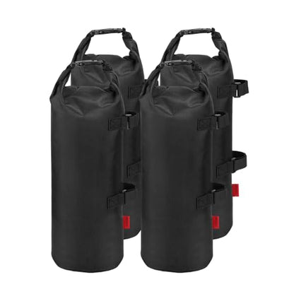 YOOFAN Heavy Duty Sand Bags for Canopy Legs (Set of 4) – 1680D Waterproof Oxford Fabric with Upgraded Hook & Loop Straps – Ideal Weights for Tent, Gazebo, Bounce House