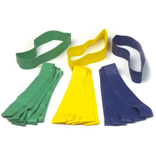 Prism Fitness Smart Mini Flat Bands - color: Yellow, size: 2 x 11"/Light