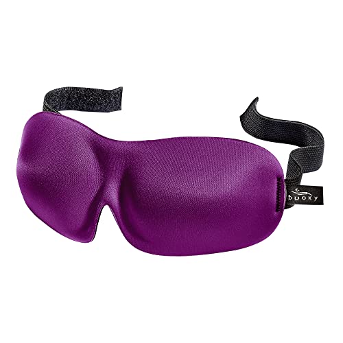 Bucky 40 Blinks No Pressure Eye Mask for Travel & Sleep - color: Plum