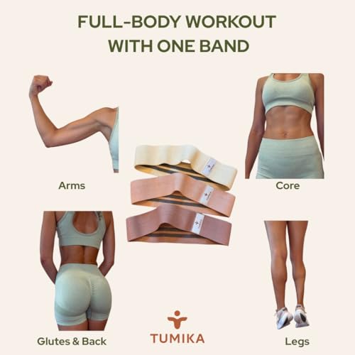 Fitness Elastic Band – Set of 2 or 3 Premium Resistance Bands for Strengthening, Pilates and Fitness – Elegant & Non-Slip