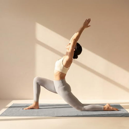 2 Pack Yoga Mat Towel with Grip Dot, Non Slip Yoga Towels, 72" x 24"