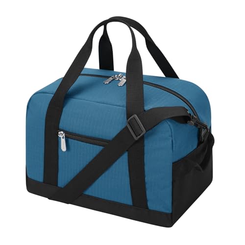 Apenze Small Gym Bag,12 inch Carry On Bag - color: Blue, size: 12 inch