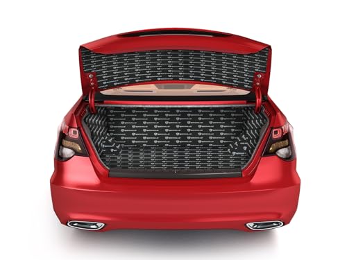 Rockville RockMat Pro 37 Sq Ft 3-in-1 Foam/Rubber/Aluminum Sound Deadener | Car/Boat/UTV Compatible, 277mil (7mm) Thick, 15 Sheets 20"x18", Self-Adhesive, Roller Included, Waterproof - style: 37 SQUARE FEET