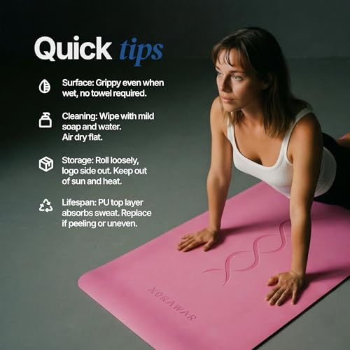 Natural Rubber Workout Mat with Bag | Thick Rubber mat 4.5 mm | Non Slip Yoga Mat Non Slip| Gym Mats for Home Gym Floor Mat, Home Exercise Mats for Home Workout Accessories, Fitness Mat, Workout Mats for Home Gym, Yoga Matt, Stretching Mat, Thick Exercise