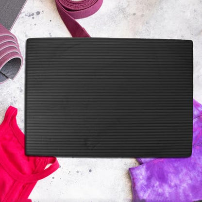 Mipcase Balance Yoga Mat Exercise Gymnastics Physical Therapy Balance Pad Workout Pilates Mat Balance Foam Pad - color: Black