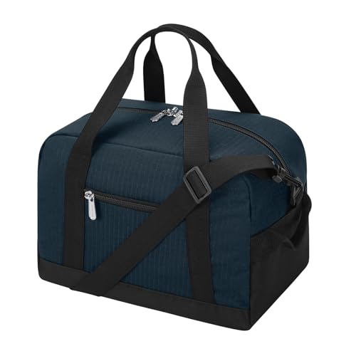 Apenze Small Gym Bag,12 inch Carry On Bag - color: Navy Blue, size: 12 inch