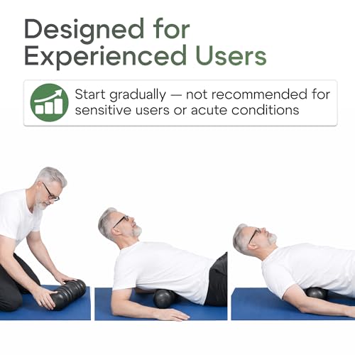 Back Pain Relief Roller – Deep Tissue Spine Roller for Lower Back, Firm Muscle Recovery & Fascia Release Tool, Posture Support & Home Stretching Device
