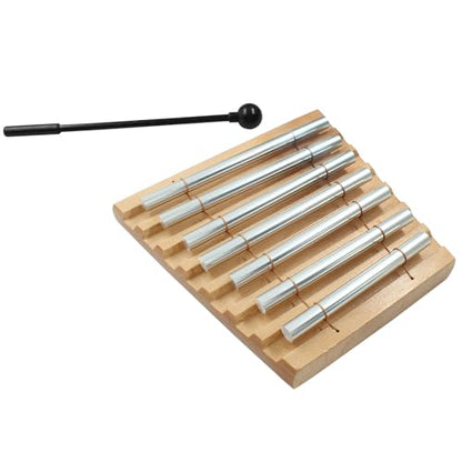 Luomorgo Meditation Chimes, Seven Tone Hand Chimes Instrument, 1 Set - size: 1 Set-Seven Tone