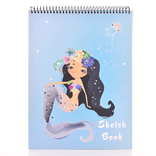 Sketch Book, 8”X11.5” 100 Pages(110gsm), Spiral Bound Artist Sketch Pad, Durable Acid Free Sketchbook for Painting, Sketching or Doodling, Best Gifts for Drawing Boys and Girls, White