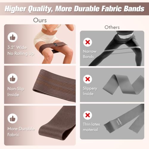 GINMIC Pilates Kit, Pilates Equipment for Home Workouts, at Home Pilates Set with Complete Accessories: Pilates Ring, Pilates Ball, Long and Loop Resistance Bands, Socks, Massage Ball, Guide & Bag - color: Oat & Brown