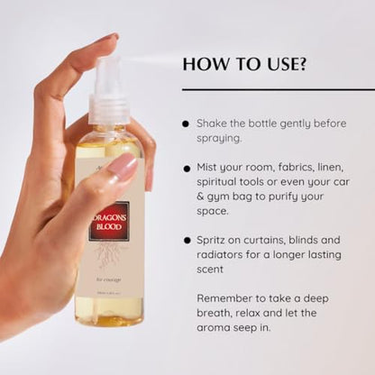 Dragons Blood Natural Resin Air Freshener Spray, 100ml, Aromafume - color: Dragons Blood