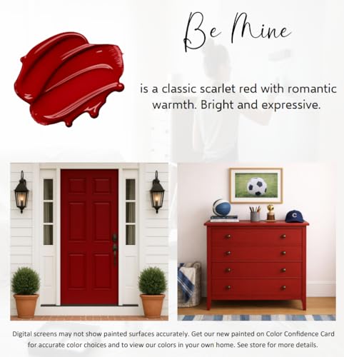 ALL-IN-ONE Paint by Heirloom Traditions, Be Mine, Quart - color: Be Mine, size: 32 Fl Oz (Pack of 1)