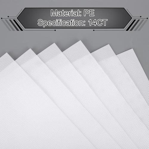 12pcs Plastic Mesh Canvas Sheets | 14 CT Multiple Shapes Screen Craft Canvas Sheets for Cross Stitch Embroidery Aida Cloth Needlepoint DIY Crochet Projects - style: Style B