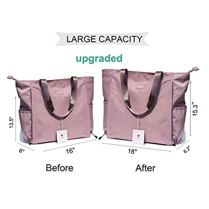 ESVAN Yoga Mat Bag Yoga Tote Carrier Shoulder Bag Carryall Tote for Office,Yoga,Pilates,Travel,Beach and Gym - color: H Pink