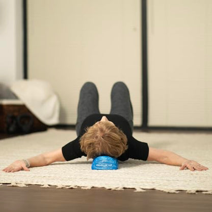 OPTP PRO-Roller Soft Density Foam Roller – Half-Round, Blue, 36"L x 3"H | Low density soft foam roller for physical therapy, Pilates, yoga foam roll exercises, and muscle recovery, Half-round - color: Blue 36" X 6" X 3" Half-round