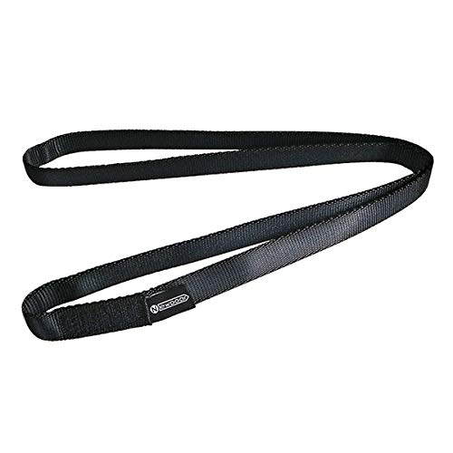 NewDoar 16mm Climbing Sling UIAA CE Certified,23KN EN566 Certified,Climbing Utility Cord Rock Climbing,Creating Anchors System,Rappelling Gear,Perfect for Tree Work - color: Black, size: 71"/180cm/1pcs