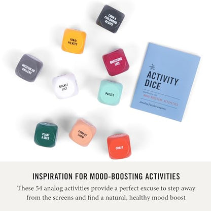 Two Tumbleweeds Mood-Boosting Activity Dice – Set of 9 Dice