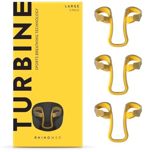Rhinomed Turbine Sport Nasal Dilators, 38% More Air, Large - 3 Pack - style: 3 Pack Large