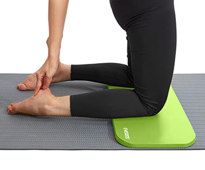 Ewedoos Yoga Knee Pad Cushion - Non-Slip Mat for Floor Exercises - Yoga Mat Accessory - color: Green