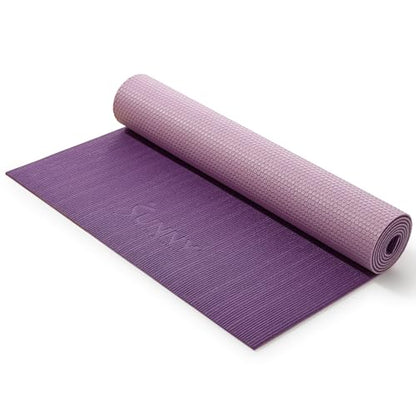 Sunny Health & Fitness Exercise Yoga Mats - Non-Slip Support for Home & Gym - color: Premium Purple