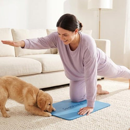 Mini Small Yoga Mat 23.6×15.7in 5mm Thin Portable Non-Slip Knee Pad