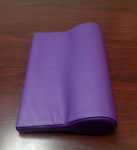 Massage Neck Bolster 14.5" X 9.5" X 3.5" (Purple) - color: Purple