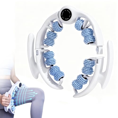 Cellulite Massage Roller for Legs, Anti Cellulite Massage Tool for Legs, Thighs, Arms with Detachable Handles, Lymphatic Drainage Massager for Deep Tissue Pain Relief