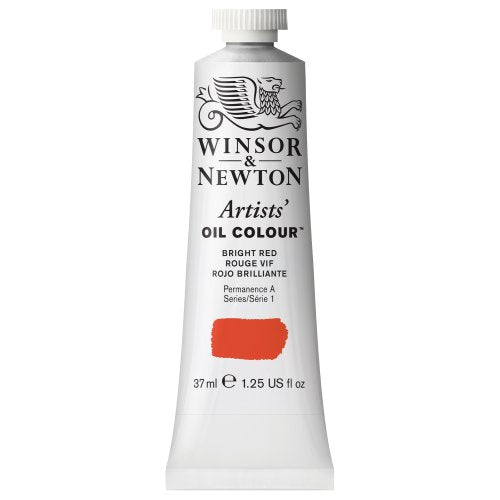 Winsor & Newton Artists' Oil Color, 37ml (1.25 oz) Tube, Bright Red - color: Bright Red, style: 1.25-oz Tube