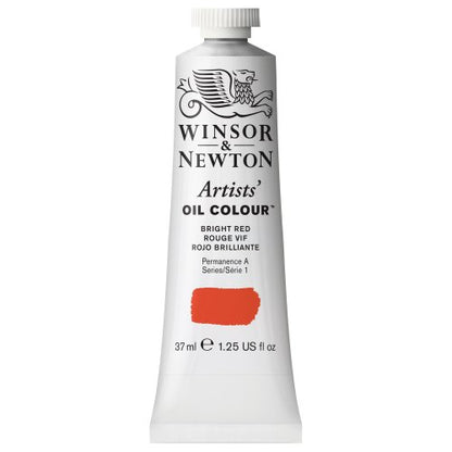 Winsor & Newton Artists' Oil Color, 37ml (1.25 oz) Tube, Bright Red - color: Bright Red, style: 1.25-oz Tube