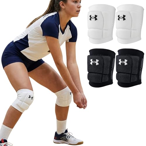 Under Armour Volleyball Knee Pads, Set of 2 - color: White, size: Medium